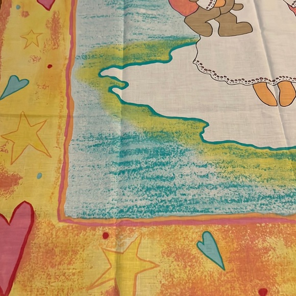 Vintage Cotton Fabric Angel 35” x 45” Cheater Quilt by Jan Leslie Celestial - Picture 3 of 10